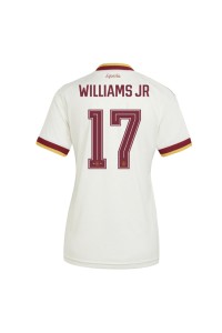 Espanja Nico Williams #17 Jalkapallovaatteet Naisten Vieraspaita MM-kisat 2026 Lyhythihainen